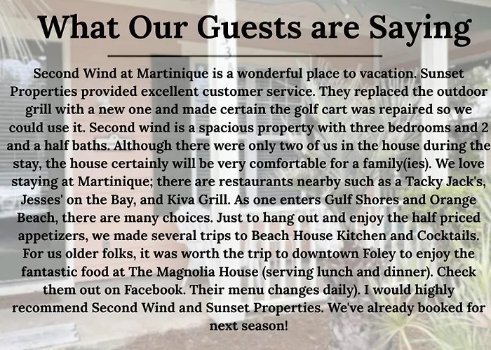 Holiday home Second Wind At Martinique Gulf Shores